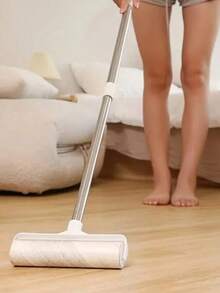 6pcs Retractable Carpet Lint Roller, Large Carpet Cleaning Brush Suitable For Sofa, Rugs, Clothing, Pet Hair Removal, Household Cleaning With Adhesive Paper Roller - Multicolor - View 12