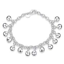 925 Sterling Silver Plated Moon Heart Lock Cross Bracelet For Men Woman Charm Wedding Party Fashion Jewelry - Silver - View 9