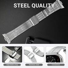 Metal Strap For Redmi Watch 5/4 Stainless Steel Bracelet Wristband Compatible With Xiaomi Band 9 Pro/ For Mi Band 8 Pro Belt Accessories - For Redmi Watch4/5/Mi Band 8/9 Pro - View 10