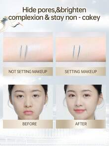 CATKIN CATKIN Chic Luxury Loose Baking Setting Powder 15g Silky, Weightless, Blurring, Smooths, Minimizes Pores And Fine Lines Vegan Formula Natural Medium C02 SHIMMER IVORY