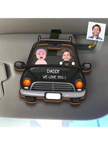 1 件定制照片和文字 Drive Daddy 汽车遮阳板夹、个性化照片亚克力汽车装饰配件、定制汽车相框、个性化汽车遮阳板夹、汽车个性化照片纪念品、有趣的定制 Drive Daddy 亚克力衣架礼物，适合丈夫、爸爸的生日礼物、情侣礼物、情人节礼物、周年纪念礼物、父亲节礼物、最好的朋友礼物、给爸爸的礼物、给男朋友的礼物。 - 遮陽板夾子 - 查看 11