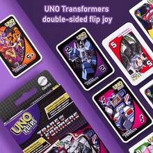Mattel 1件 UNO 正版授權桌遊 UNO 經典配色與數字對應卡牌 變形卡牌趣味遊戲 適合家庭與朋友 112張卡牌 可自定義且可擦拭 包含萬能牌與特殊動作牌 生日派對聖誕禮物適用 - 紫色 - 查看 8
