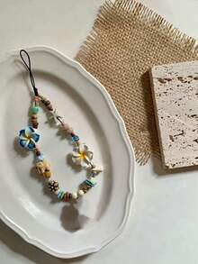 Ins Style Island Sweetheart Phone Lanyard, Camera Strap Beaded Pendant, Random Color Beads - Nhiều màu - Xem 2