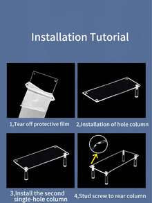 Suport multi-nivel pentru depozitarea cosmeticelor și obiectelor, cu 1 buc., cu configurații cu 5, 4, 3, 2 sau 1 strat, construit din material acrilic transparent. Acest organizator versatil este conceput pentru depozitarea cosmeticelor.