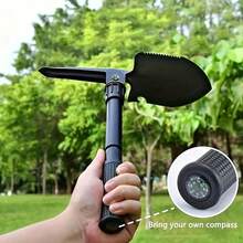 1 buah Sekop Lipat Multifungsi Portabel - Portabel, Bahan Logam Tahan Lama, Cocok untuk Berkemah dan Berkebun, Desain Hemat Ruang, Ringkas dan Portabel, Alat Luar Ruangan Militer, Tahan Cuaca - MultiWarna - View 3