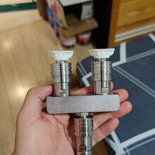 Varilla extensora de lavadora a presión con doble boquilla, adecuada para limpiar automóviles, carreteras y patios