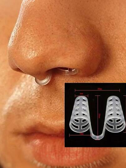 8PCS Adjustable Nose Up Lifter - Clear Nose Lift Clip - Reusable, Unscented, No Battery Needed, Multi-Scenario Use For Beauty Enhancement And Comfort