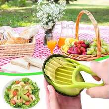 1pc Avocado Slicer - 3-In-1 Multifunctional Tool For Outdoor, Home, And Camping Use - 1 cái màu xanh lá cây - Xem 6