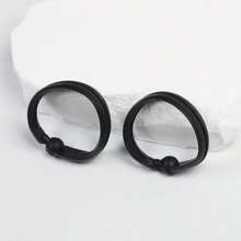 Bun Hair Loop Ponytail Bun Maker, Chignon Maker Is A Tool Suitable For Making Small Double Chignon Bob Hairstyles ,Hair Styling Tools Hair Accessories For Barber Salon Beauty Travel Essential Hair Products,Hair Cares,Hair Accessories - Black - View 5