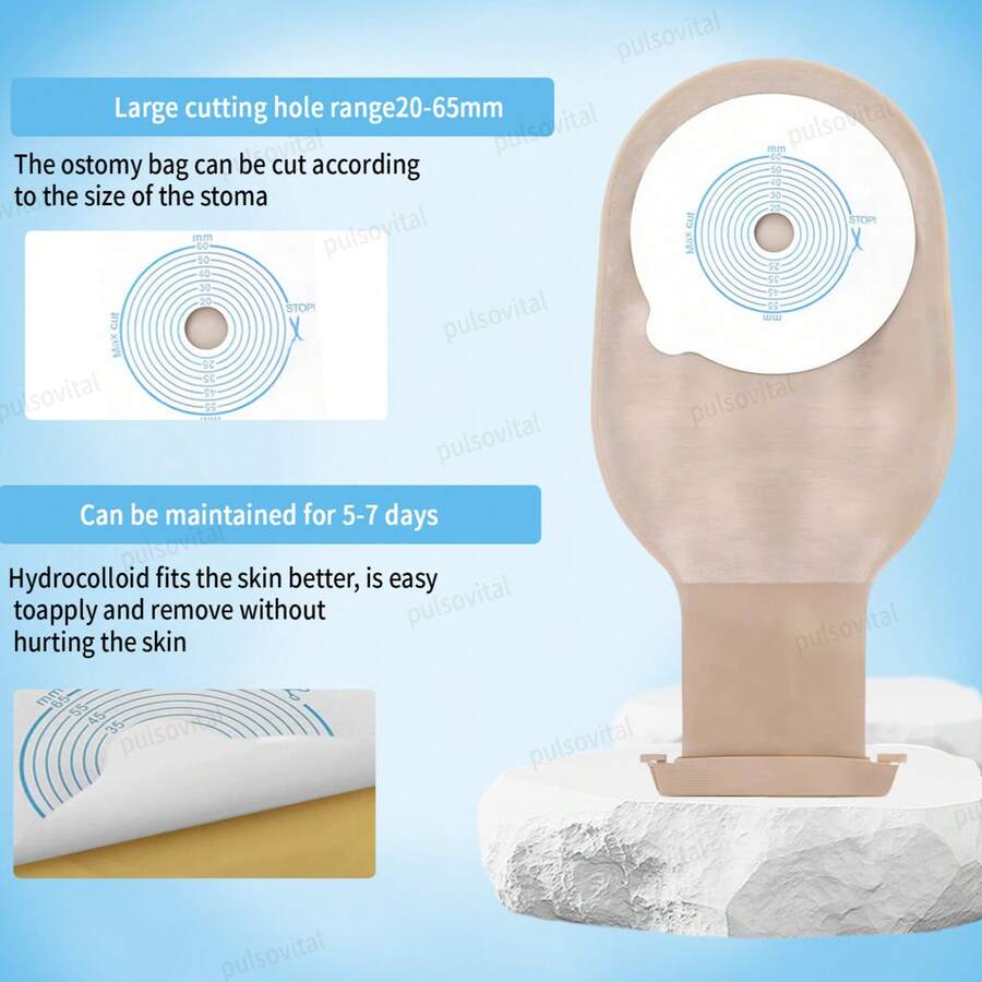 Pulsovital Bolsa de recogida - 20 unidades de un solo uso, diseño agradable al tacto, doble protección, fácil de usar, con clip de cierre. - 20 piezas - Ver 1