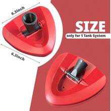 Mop Head Replacement 3 Pack Spin Mop Refill Replace Head Compatible O Cedar Easywring 1Tank System Great Cleaning Power Microfiber Helper Housework Machine Washable EasytoReplace White - 1-TANK Mop Base (1pcs) - View 3