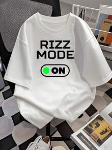 Camiseta gráfica para mujer, camiseta de manga corta moderna e informal, tela de algodón suave, diseño superior único, cómoda para el uso diario, ¡idea de regalo perfecta! - Blanco - Ver 2