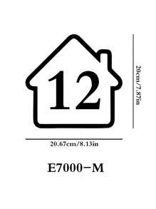 Custom Wheelie Bin Stickers, Personalized Address Labels, Personalize Your Trash Can With House Number & Street Name Decals, Customized Stickers For House Number Address Label Sticker, Customized Label Used For Garbage Bins,Personal Items