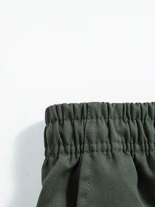 5条装男士夏季户外工装短裤 - 纯色（黑色、深灰色、浅棕色、藏青色、橄榄绿），涤纶面料，适合休闲街头服饰和户外活动 - 彩色 - 查看 8