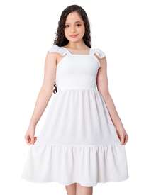 Short Plain Tank Top Dress - Blanco - Ver 4