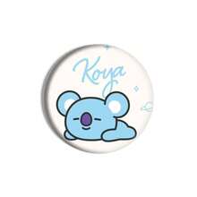 1个，防弹少年团周边徽章条，卡通可爱胸针徽章