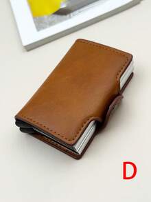 1 Stück modische Herren Kartentasche aus Imitat-Kohlefaser mit Magnetverschluss, Doppelkartenfach mit erhöhtem Platz, automatischer Auffang-Aluminiumlegierung RFID-geschirmter Kartenfach, Diebstahlschutz-Kartenclip, rückwärts magnetische Kartenverpackung mit großer Kapazität und mehreren Kartenfächern, Business-Lässig Stil, Geburtstagsgeschenk, Abschlussgeschenk, Vatertags-Geschenk - Verschiedenfarbig - Übersicht 14