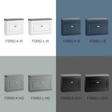 SoBuy Shoe Cabinet FSR82-L-W