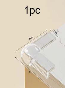 1/4/8pcs Transparent Table Corner Protectors - Thickened Design For Sharp Edges, Pet Safety Bumper For Tables, Chairs, Beds, Anti-Slip Furniture Edge Guards (L-Shaped)