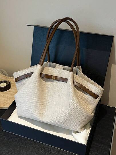 Dedoo 1 件 FEISTURE 仿麂皮托特包，大容量纯色成熟优雅女士手提包，复古风格工作包适合女孩、女士、大学生、办公室工作人员，与秋季服装完美搭配女士秋季服装