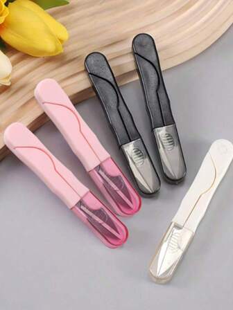 1 pieza Tijeras portátiles rosas | Tijeras para cortar hilos | Tijeras en forma de U para bordado y punto de cruz | Costura | Regalo del Día de San Valentín