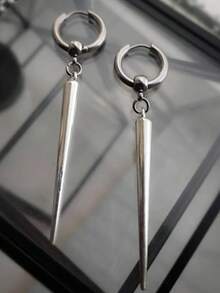 2 Stücke/Set Punk Gothic Hip Hop Spike Creolen für Frauen, vielseitig