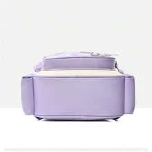 Sanrio 1 pieza Mochila de dibujos animados de Sanrio Kuromi, My Melody, Cinnamoroll, mochila ligera y adorable de Kuromi y My Melody para niños y niñas, bolsas rosas y moradas