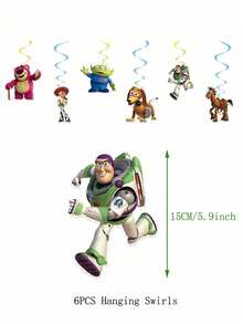 Decoraciones DIY para fiesta de cumpleaños - Suministros para fiesta con temática de figuras de anime/dibujos animados, cosplay, bandera, decoración de pastel, fiesta de carnaval, fiesta festiva