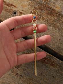 1pc Simple Style Joint Holder ;Packing Tool.Faux Pearl Decoration. - Multicolor - View 2