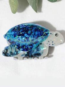 1/2pcs Cute Ocean Element Simulation Turtle Hair Clip, High-End Hair Claw For Ponytail, Painless Fixing Clip For Daily Outing, Dating, Beach Vacation, Themed Events, Holidays, Valentine's Day, Halloween, Thanksgiving, Birthday, Creative Gift Fall Fashion Claw Clips Autumn Hair Accessories Elegant Hair Clutch Clips For Hair Winter