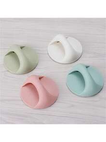 10 peças/5 peças/1 peça Puxador de Porta Sem Furos, Elevador de Tampa de Vaso Sanitário, Puxador Adesivo de Gaveta e Janela, Puxador Adesivo de Armário, Empurre e Puxe Porta Deslizante