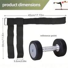 Accesorio ajustable para pies de mancuerna - Pesas para tobillos, correas de levantamiento de pesas, extensiones de piernas y ejercicios de gimnasio en casa, ejercicios de piernas | Equipo de fitness | Sistema de correa ajustable, accesorios de levantamiento de pesas