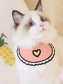 Adjustable Pet Bib, Cute Drool Bib, Suitable For Cats & Dogs, Dog/Puppy Bandana, Pet Supplies - Multicolor - View 13