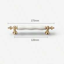 Tiradores de muebles de cerámica, armario, gabinete, armario, perillas de puerta, tocador, cajones, accesorios