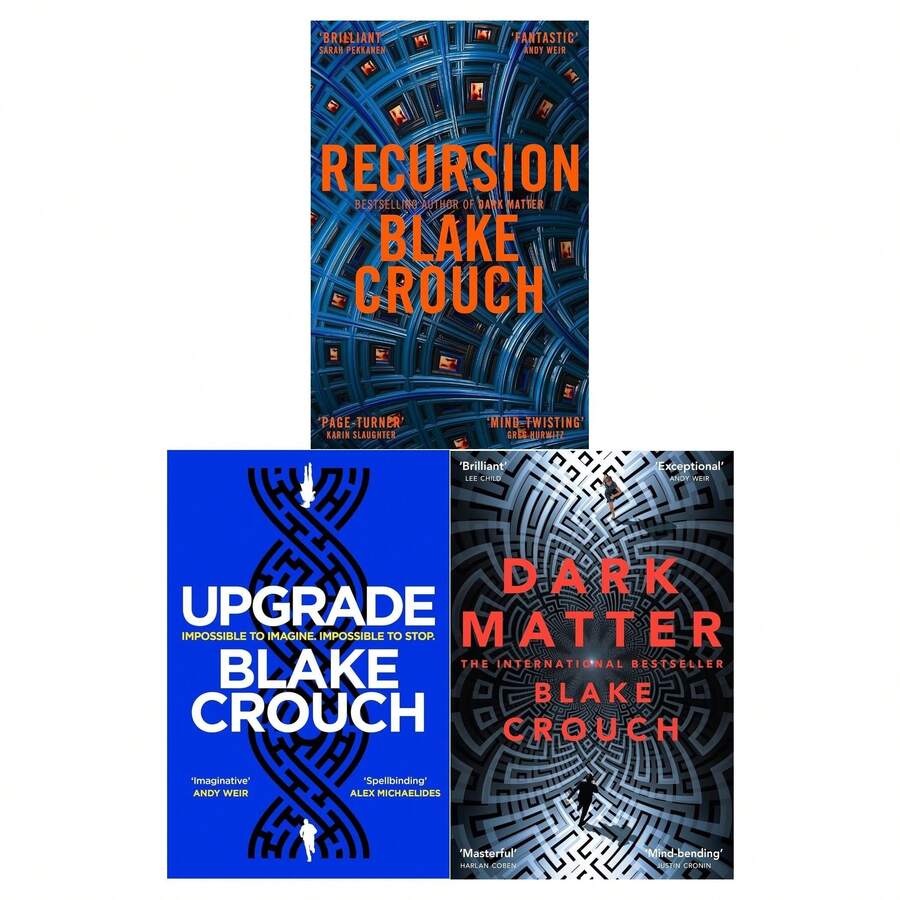Blake Crouch Collection 3 Books Set (Upgrade, Recursion, Dark Matter) - White - View 1