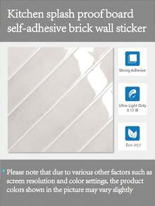Pegatina de pared de azulejo cerámico imitación de 11.4x9 pulgadas cuadradas, protección contra salpicaduras de cocina, decoración de pared para baño, sala de estar y dormitorio, fácil de usar, puede cubrir 81 pulgadas cuadradas, fácil de limpiar, adecuado para decoración del hogar, decoración navideña, se puede cortar y decorar de forma independiente para hacer que su hogar se vea completamente nuevo, decoración de otoño, productos de papel tapiz, papel de pared, pegatinas de pared, decoración de pared, papel tapiz despegable, decoración de baño, decoraciones navideñas, decoraciones navideñas para el hogar
