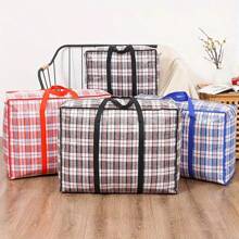 Extra Large/Large/Medium Waterproof Woven Bag, Portable Packing And Moving Bag, Thickened Storage And Organization Bag, Luggage Bag, Travel Bag, Clothing Storage Bag, Miscellaneous Bag, Yard Storage Bag