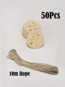 10-500 chiếc thẻ treo tròn có dây, nhãn cảm ơn dùng cho đồ thủ công DIY, thiệp chúc mừng, đám cưới, ngày Valentine, niêm phong quà tặng, sinh nhật, lễ kỷ niệm, trang trí nhà cửa, họp mặt gia đình, tiệc theo chủ đề, quà tặng nhỏ. - Nhiều màu - Xem 18
