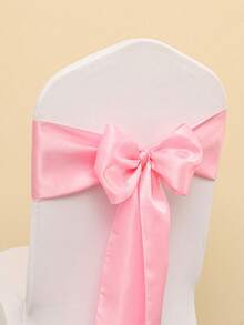 10/1 Set Faja de satén para silla, Camino de mesa decorativo, Adecuado para sillas de boda, Lazo, Atadura de silla, Adecuado para fiesta de cumpleaños, despedida de soltera, fiesta de boda y todas las correas de fijación de sillas de fiesta, Decoración de mesa, Decoración de sillas de lugar de eventos, Decoración de sillas de sala de conferencias de hotel, Decoración de lazos en la parte trasera de las sillas del lugar de la boda, Adecuado para múltiples escenarios