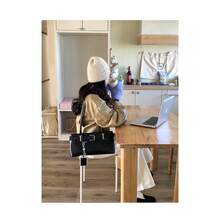 (1 pezzo) Borsa portachiavi di design retrò coreano di nicchia di alta qualità, versatile borsa ascellare retrò, autunno e inverno, semplice borsa