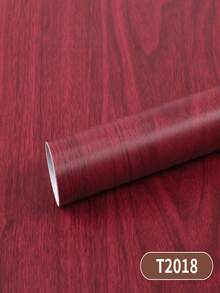 1卷木纹铝箔自粘墙纸，17种颜色可选，宽度40/60/80厘米，可移除且防水，适用于厨房后挡板、客厅、餐厅、办公室、书桌、橱柜、梳妆台、家居装饰、家具翻新 - 彩色 - 查看 47