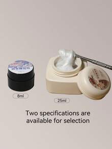 AiFer 1pc 25ml 3D Nail Sculpture Gel, Glitter Solid Carving Gel, For Nail Art Design And Shaping