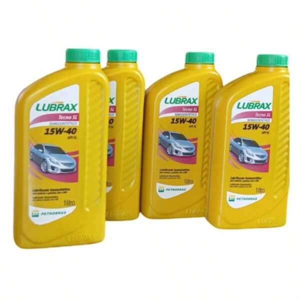KIT 4 UNIDADES - 4L LUBRAX 15W-40 SEMISSINTÉTICO