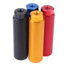 1pc Outdoor Hexagonal Bicycle Aluminum Alloy Kickstand - Rocket Tube Bicycle Pedal Shaft, Multi-Color