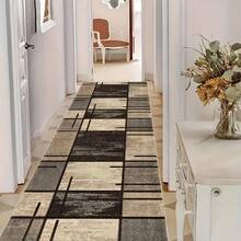 1pc Long Floor Mat, Non-Slip Bottom, Suitable For Hallway, Bedroom, Kitchen, Bathroom And Other Areas