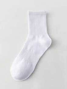 5/10/20/30/100 双秋冬男士中筒袜，白色，防臭、吸汗、透气运动袜，可定制，女士中筒袜，压力袜，运动袜，徒步袜，瑜伽袜，跑步袜，防滑袜，透气袜，健身袜，户外袜，节日袜，婚礼袜，亲子袜，限量版袜子 - 彩色 - 查看 20