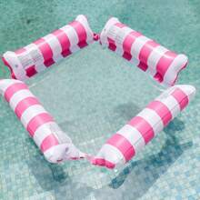 Summer Water Inflatable Set Inflatable Swimming Pool Float Hammock Inflatable Cup Holder, Four In One Water Hammock Lounge Multifunctional Swimming Pool Float (Saddle, Lounge Chair, Hammock, Drifting Device) Water Park Accessories (Take A Picture And Get A Manual Air Pump) ﻿