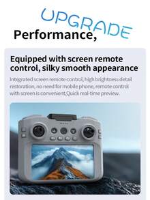 CASRRA The Latest Upgraded Advanced Drone With A Camera, The "K100" Mini Drone, Is Equipped With A 4.3-Inch Screen Remote Control And A High-Definition Camera. 360° Anti-Collision, Intelligent Suspension, Powerful Power Supply, And Multi-Speed Switching. The Lifespan Of A Single Battery Is Approximately 8 Minutes. This Affordable Drone Makes It An Ideal Flying Toy For Teenagers And Beginners, As Well As A Holiday Gift