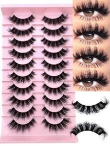 False Eyelashes Strip Lashes, Lashes, Eyelashes, Fake Lashes - Fluffy Lashes - View 10