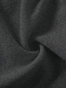 Damen lässige, weite cremefarbene Gelb Homecoming Basic Strickjacke, geeignet für den Alltag, Teegesellschaft, Reisen, Herbst/Winter - Dunkelgrau - Übersicht 7